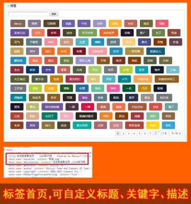 开源SEO标签页标题优化 V10.01.02 带手机版
